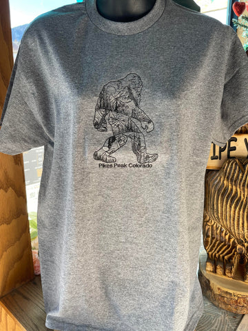 Embroidery Sasquatch with Mtns -