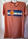 Tri-blend CO Flag Mtn Range Tee