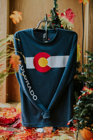 Long Sleeve CO Flag Tee