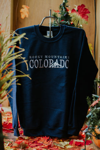 Rocky Mtn Navy Crew Sweatshirt