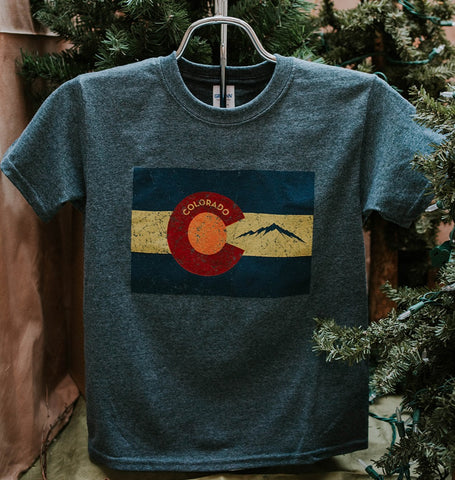 Youth Antique Flag Tee